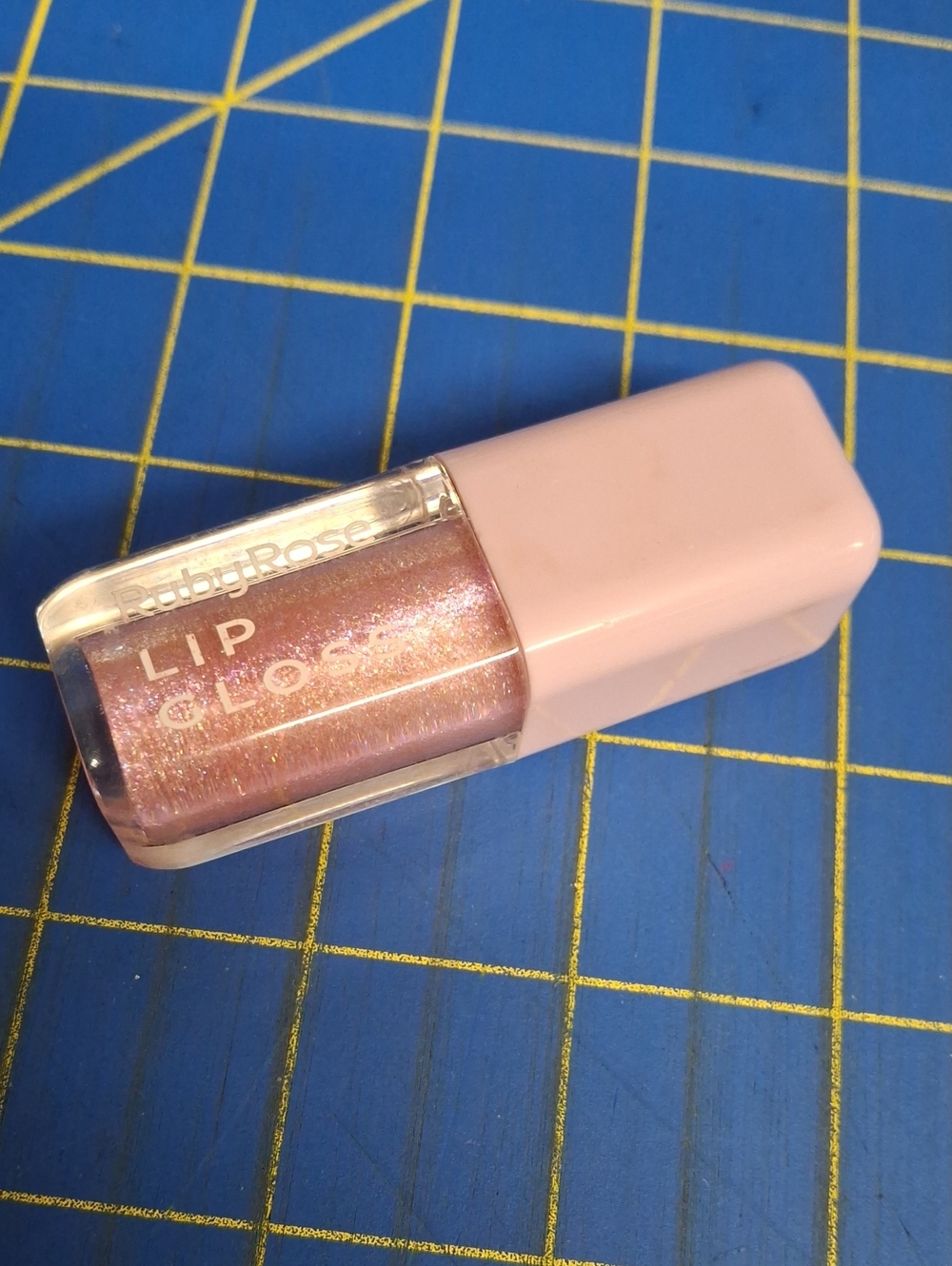 Ruby Rose Pink Shimmer Lip Gloss - Sheer Pink Shine New